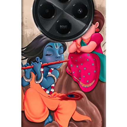 Radhe Krishna Redmi A4 5G Hard Case Back Cover by Casekaro