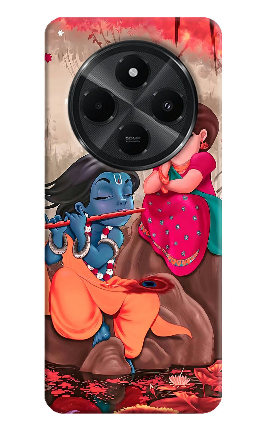 Radhe Krishna Redmi A4 5G Back Cover, Hard case