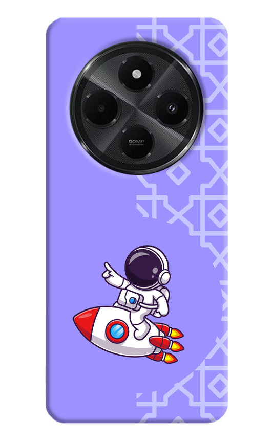 Cute Astronaut Redmi A4 5G Hard Case Back Cover by Casekaro