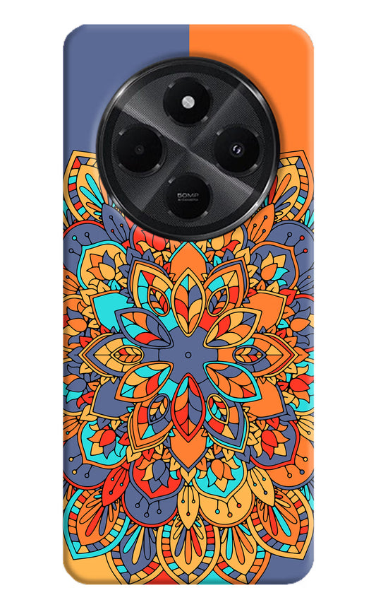 Color Mandala Redmi A4 5G Hard Case Back Cover by Casekaro