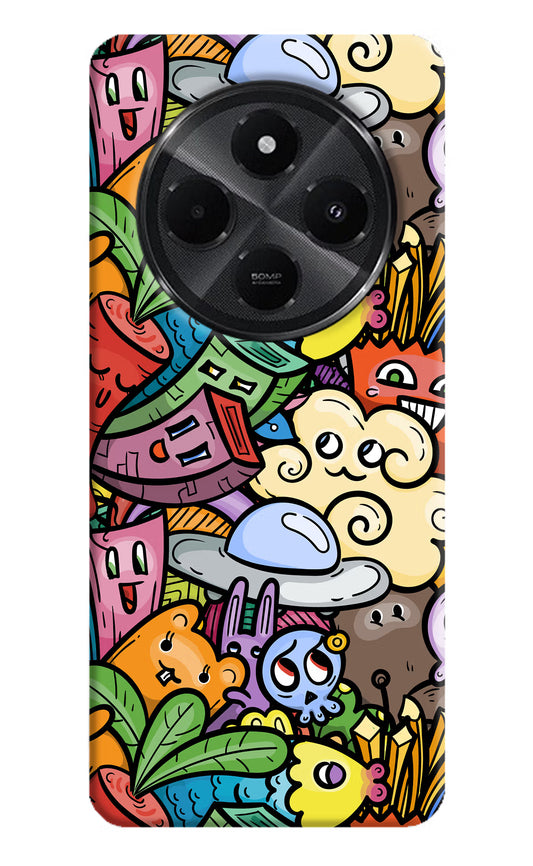 Veggie Doodle Redmi A4 5G Hard Case Back Cover by Casekaro