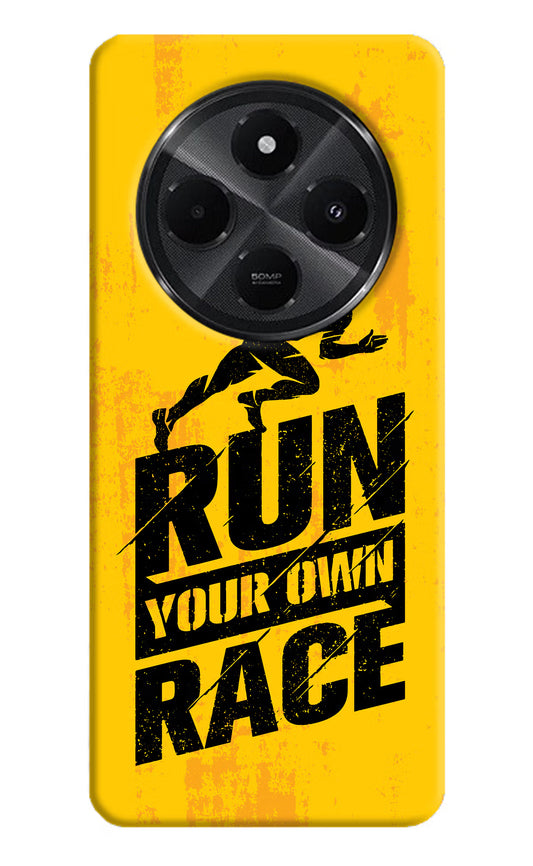 Run Your Own Race Redmi A4 5G Hard Case Back Cover by Casekaro