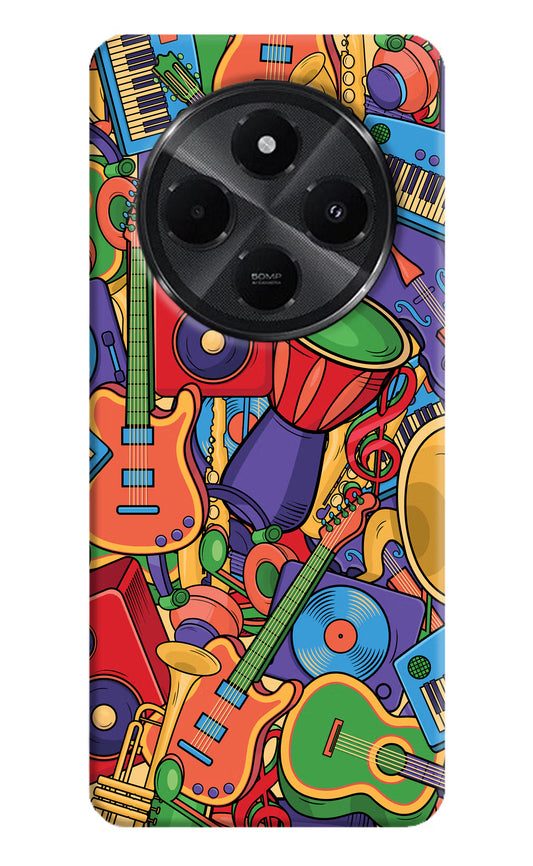 Music Instrument Doodle Redmi A4 5G Hard Case Back Cover by Casekaro
