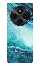 Blue Glitter Marble Redmi A4 5G Hard Case Back Cover by Casekaro