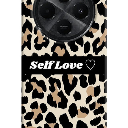 Leopard Print Self Love Redmi A4 5G Hard Case Back Cover by Casekaro