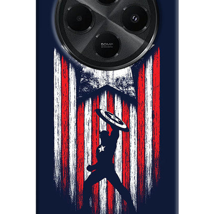 Captain America Marvel Art Redmi A4 5G Hard Case Back Cover by Casekaro