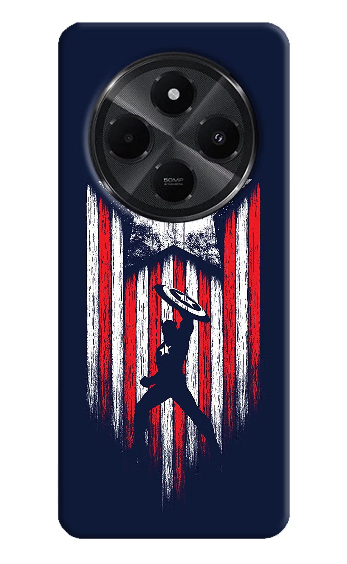 Captain America Marvel Art Redmi A4 5G Hard Case Back Cover by Casekaro