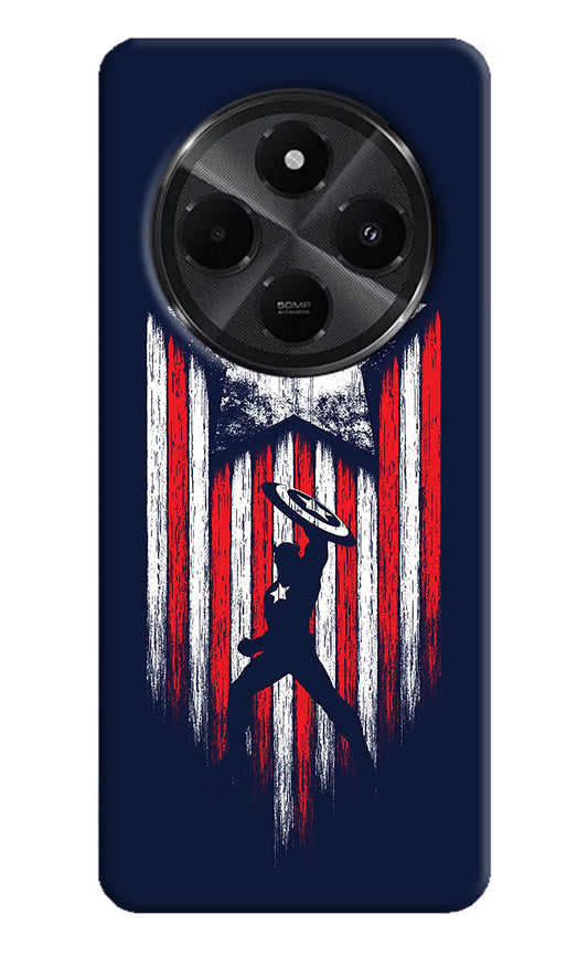 Captain America Marvel Art Redmi A4 5G Hard Case Back Cover by Casekaro