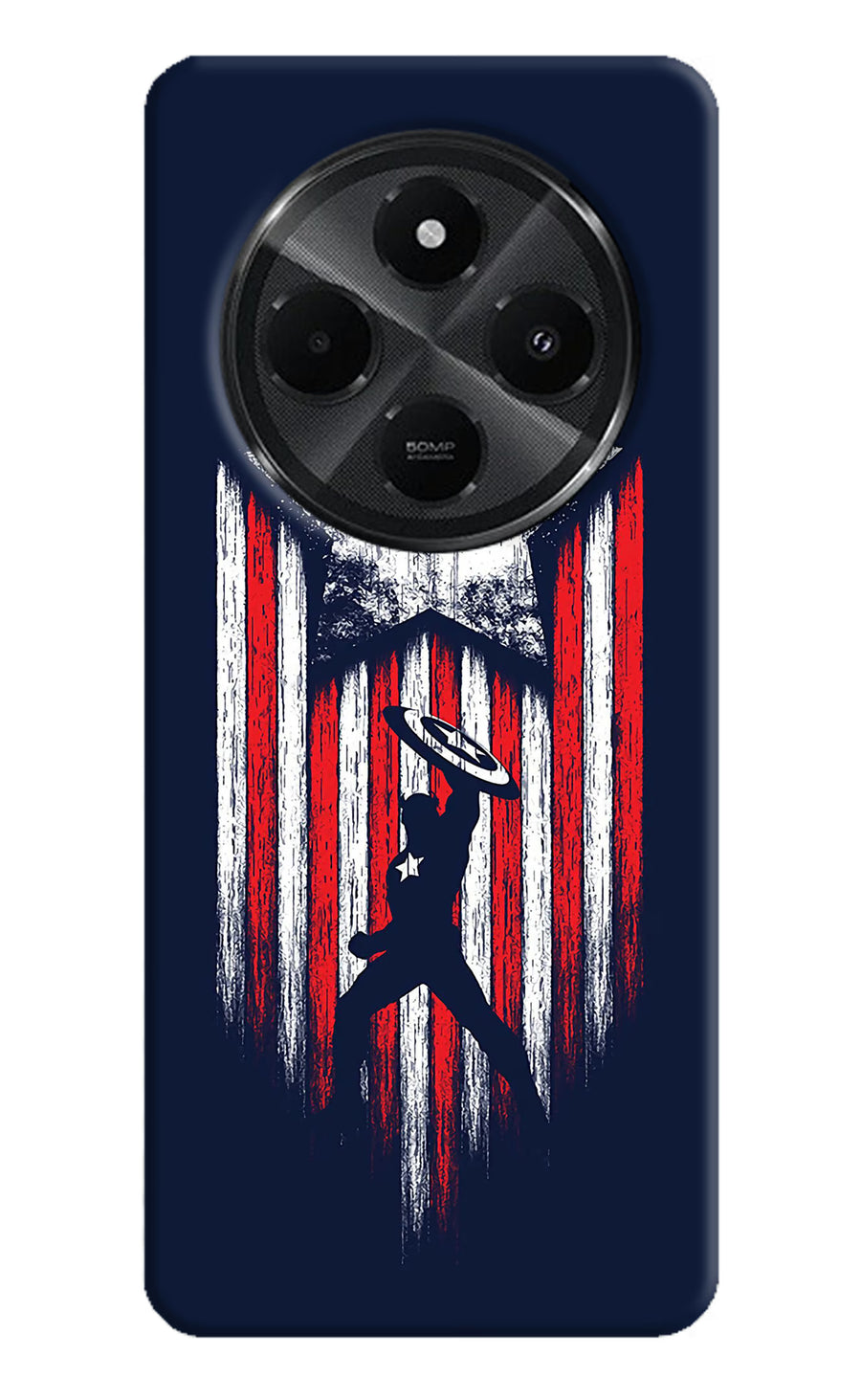 Captain America Marvel Art Redmi A4 5G Back Cover, Hard case