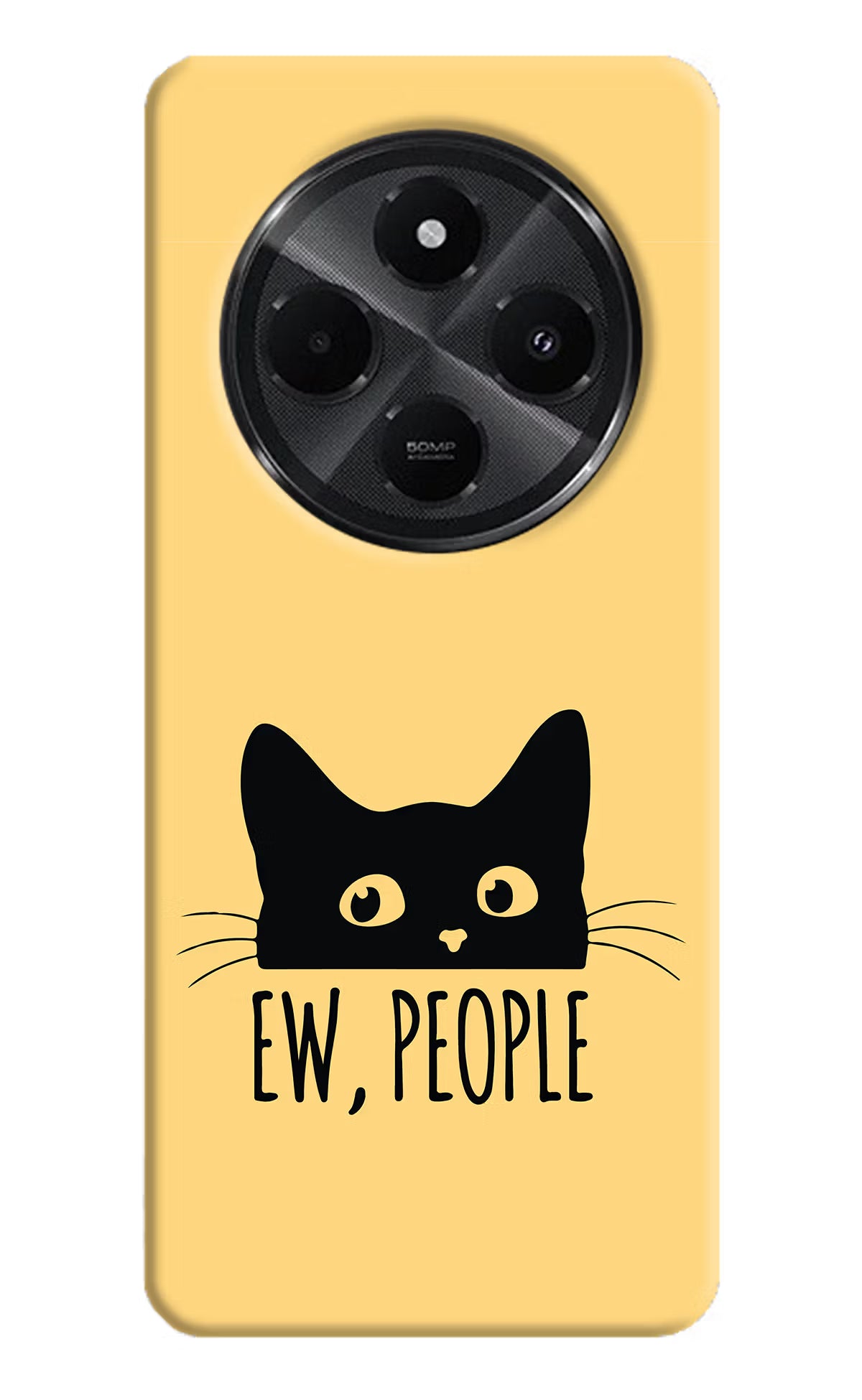 Ew People Catitude Redmi A4 5G Hard Case Back Cover by Casekaro