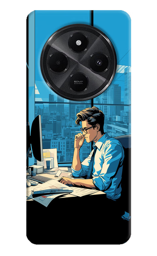 Focused Hustler (AI Generated) Redmi A4 5G Hard Case Back Cover by Casekaro