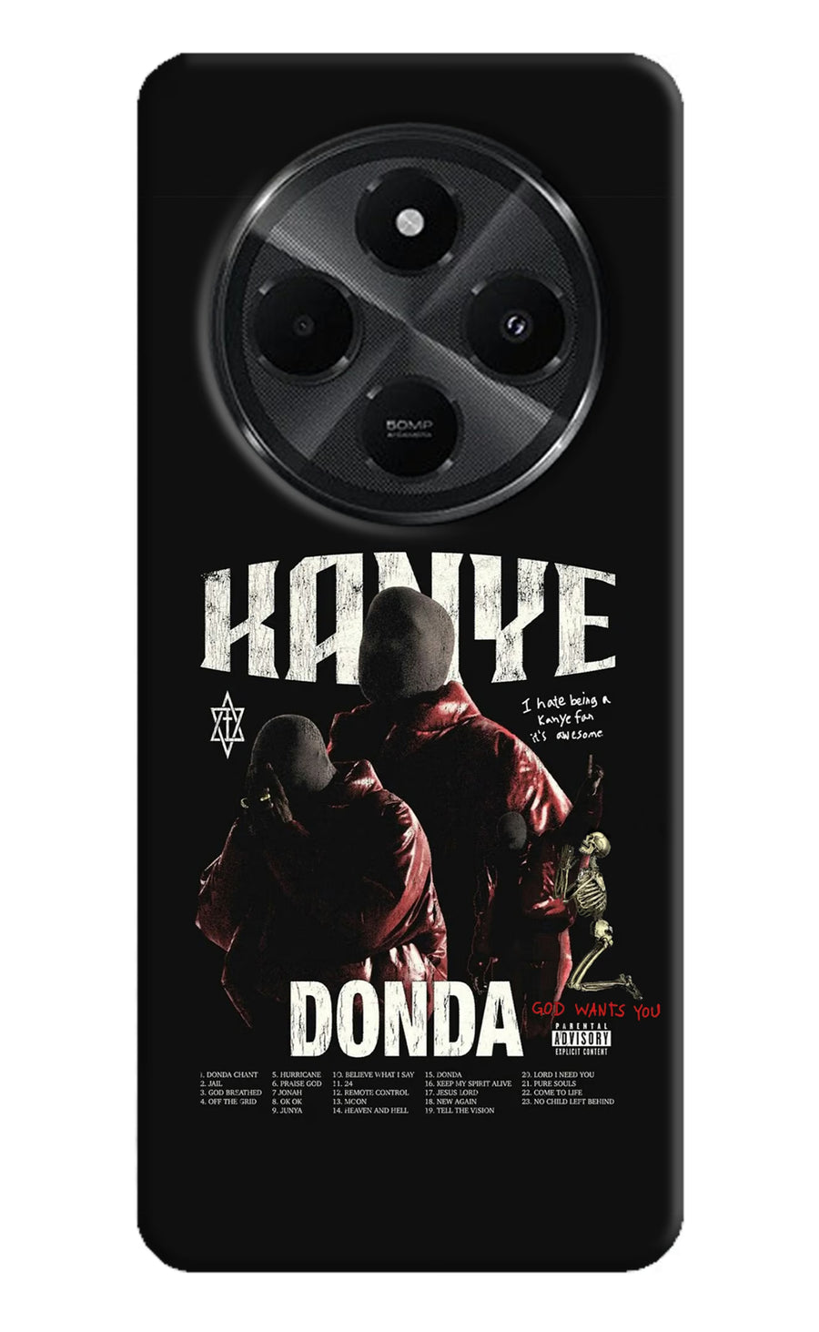 Donda Kanye West Redmi A4 5G Back Cover, Hard case