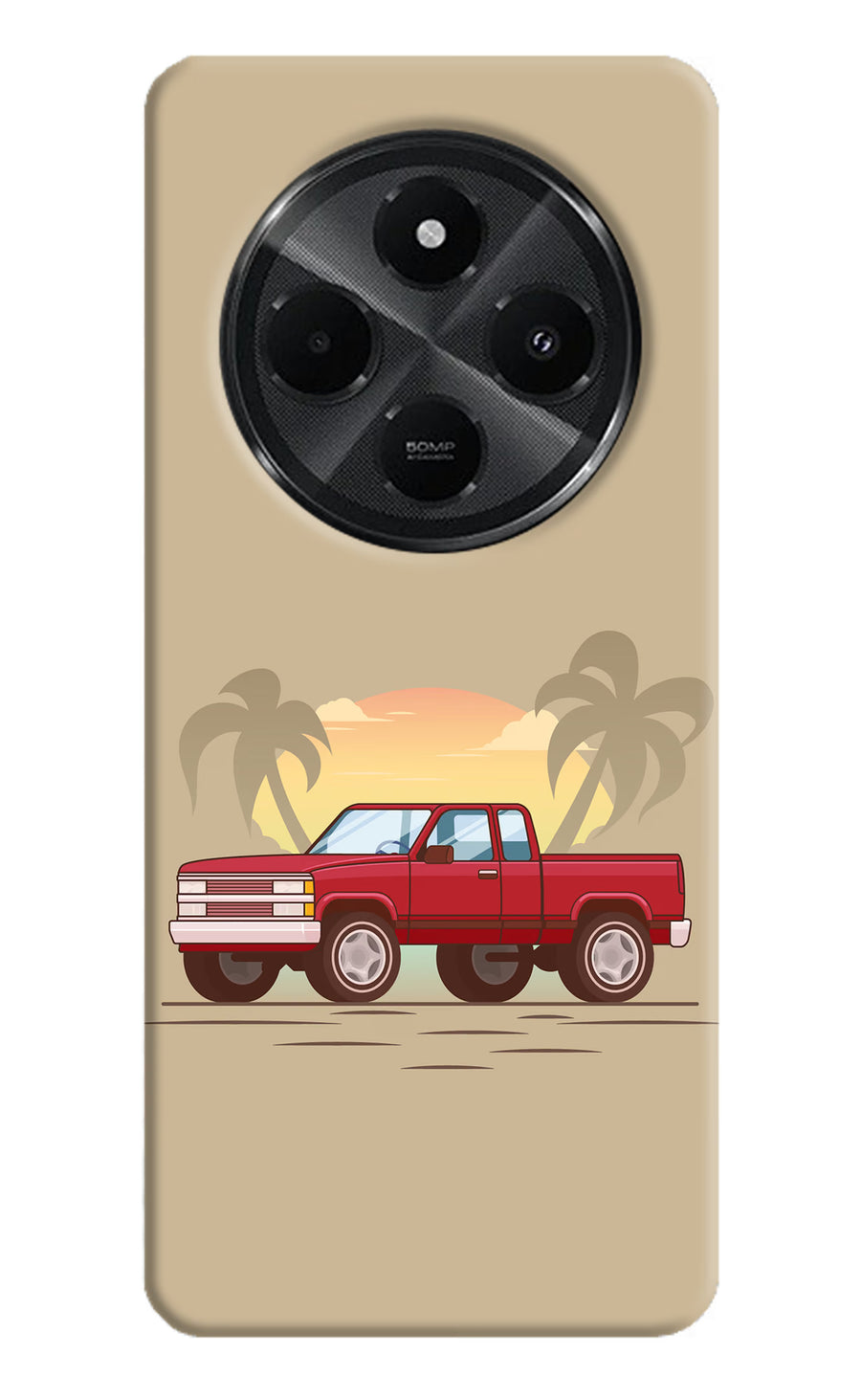 Desert Classic Drive Redmi A4 5G Back Cover, Hard case
