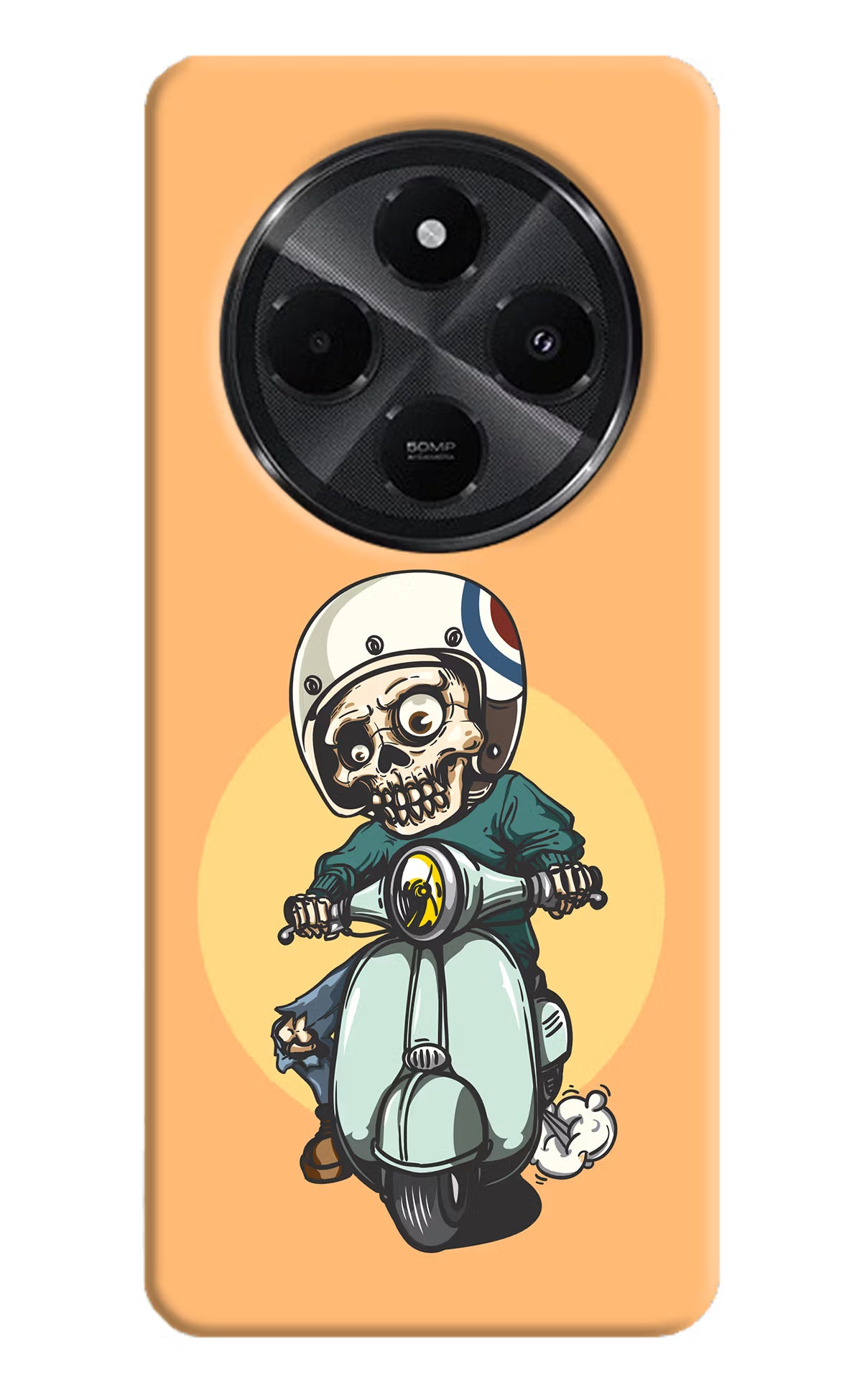 Undead Biker Redmi A4 5G Hard Case Back Cover by Casekaro