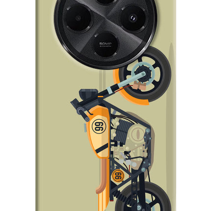 Vertical Speedster Redmi A4 5G Hard Case Back Cover by Casekaro