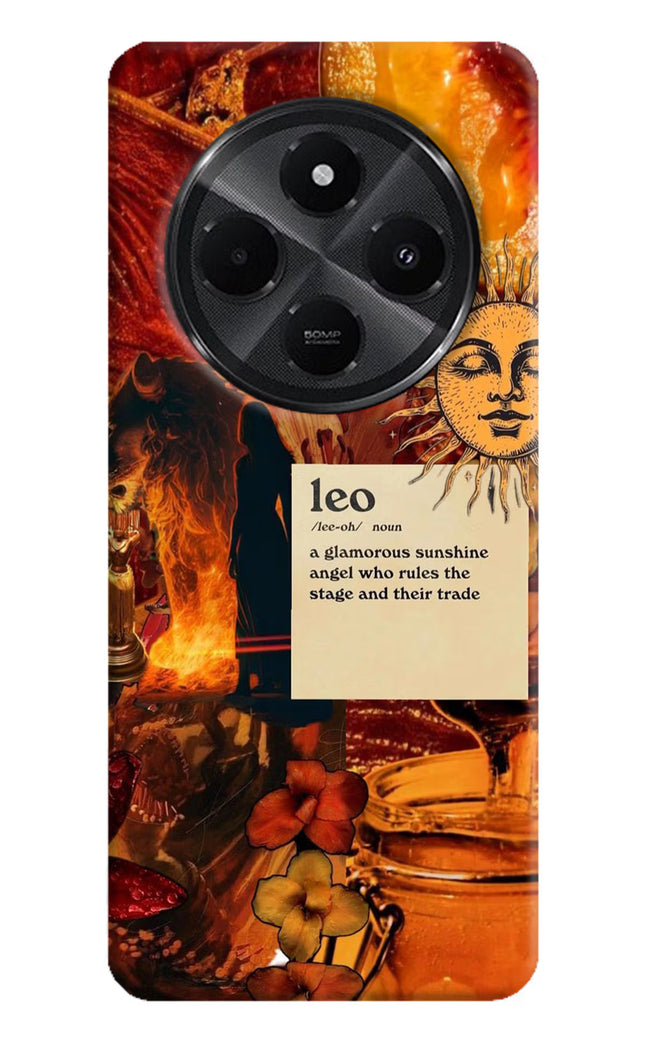 Leo Zodiac Redmi A4 5G Hard Case Back Cover by Casekaro