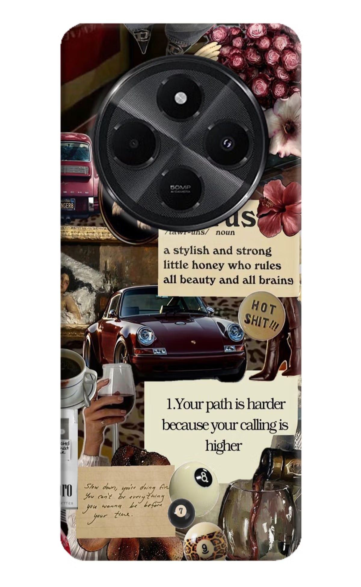 Taurus Zodiac Redmi A4 5G Hard Case Back Cover by Casekaro