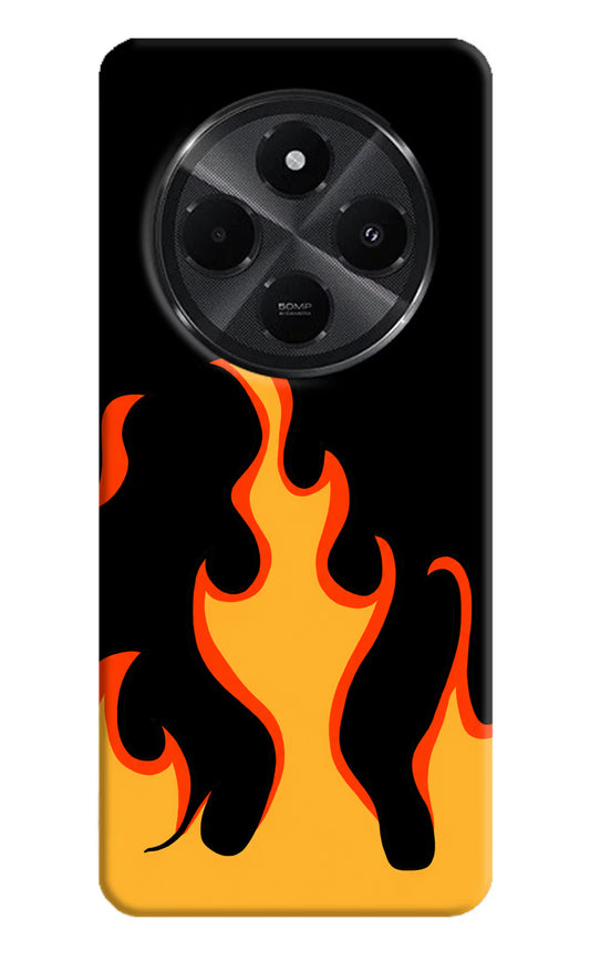 Fired Up – Black Redmi A4 5G Hard Case Back Cover by Casekaro