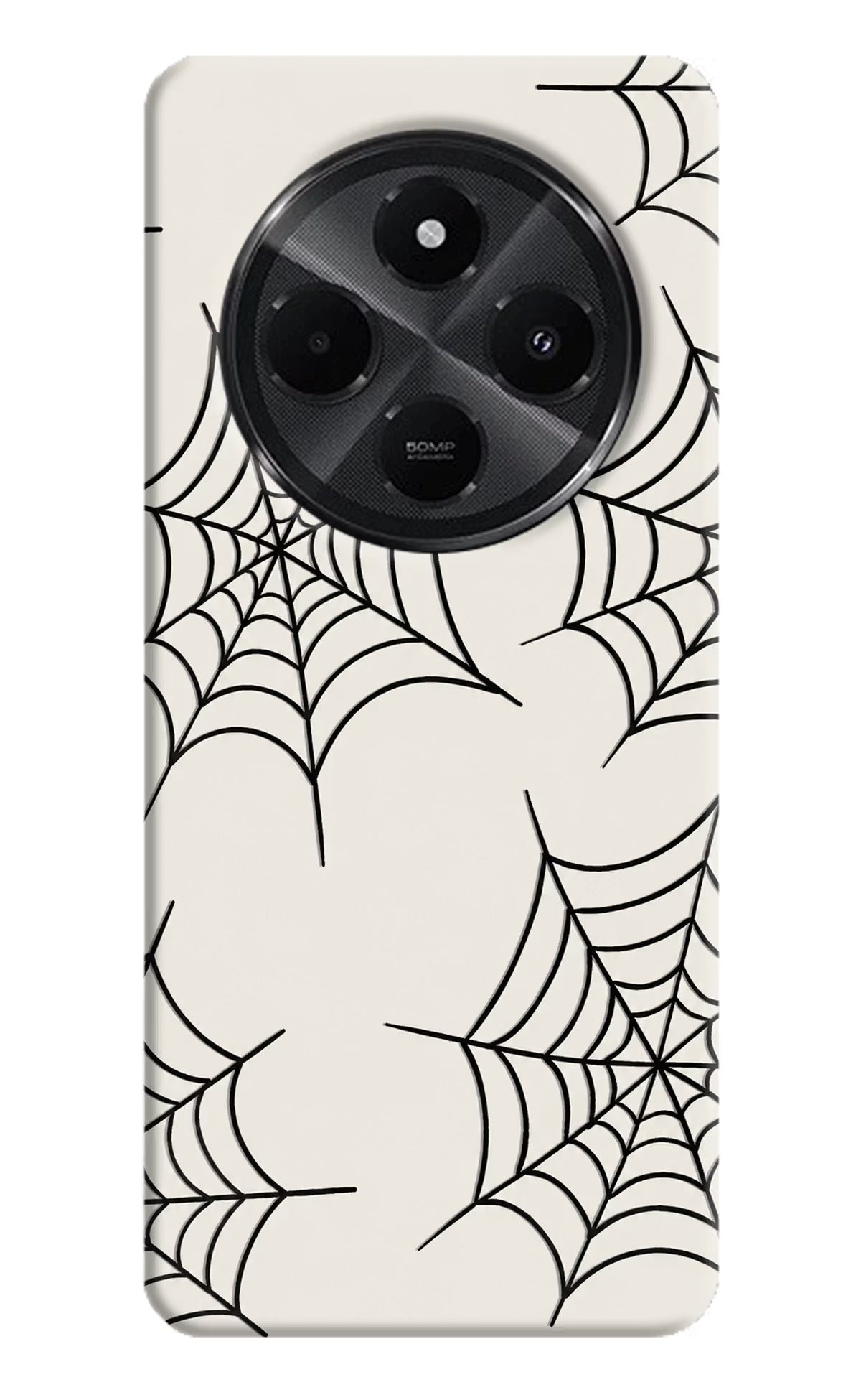 Spider Web Redmi A4 5G Hard Case Back Cover by Casekaro