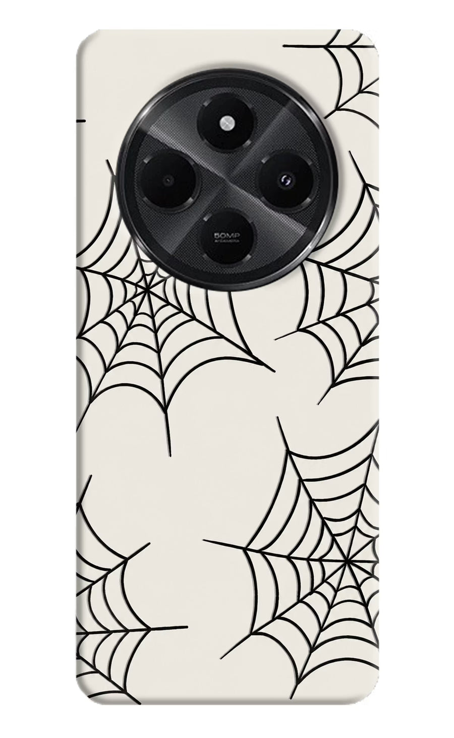 Spider Web Redmi A4 5G Back Cover, Hard case