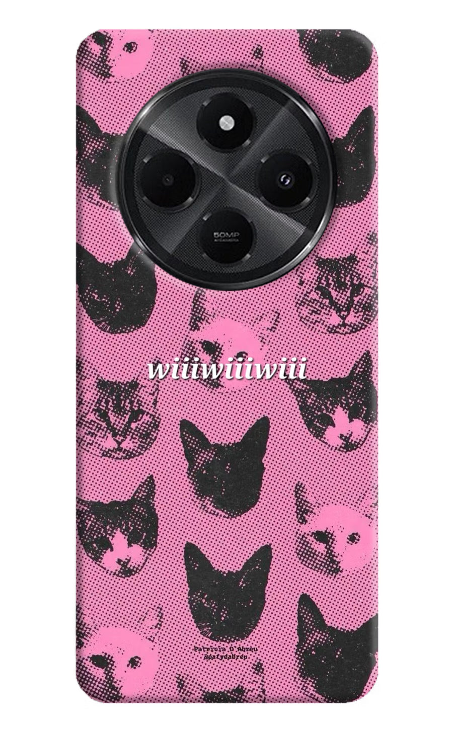 Pink Cats Redmi A4 5G Back Cover, Hard case
