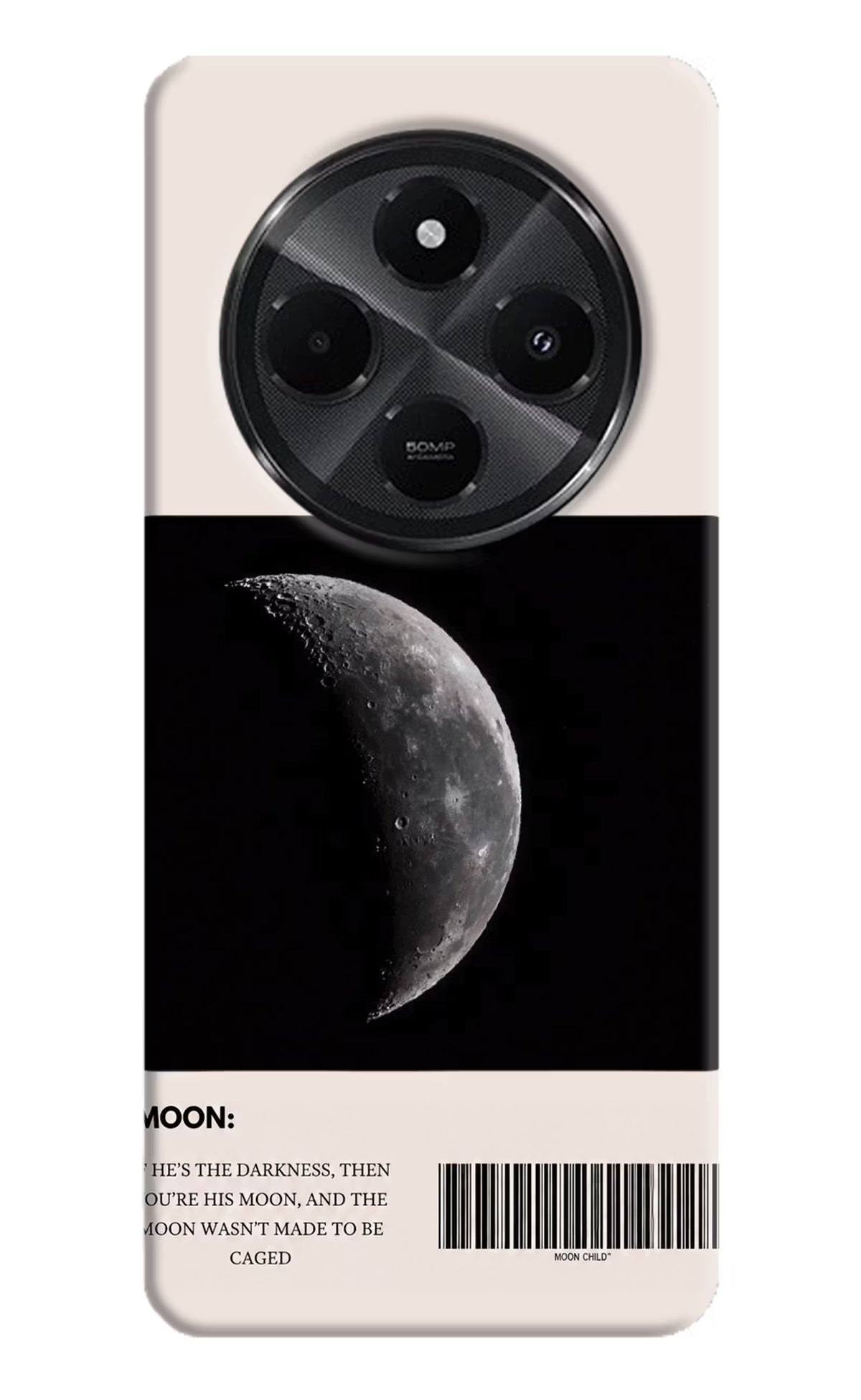 Moon Phase Redmi A4 5G Back Cover