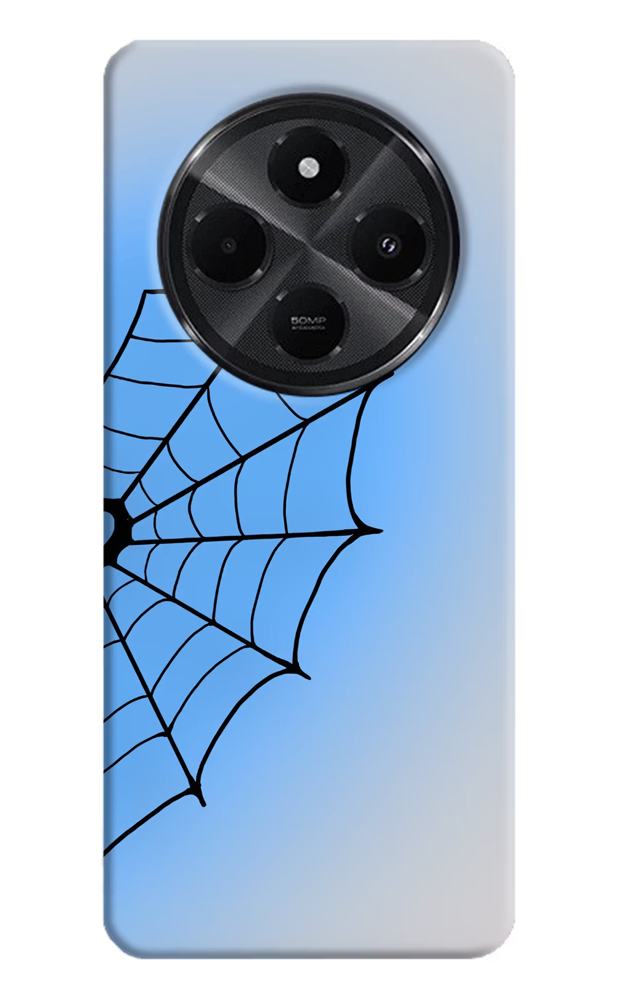 Blue Web Redmi A4 5G Back Cover