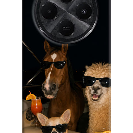 Party Squad Redmi A4 5G Hard Case Back Cover by Casekaro
