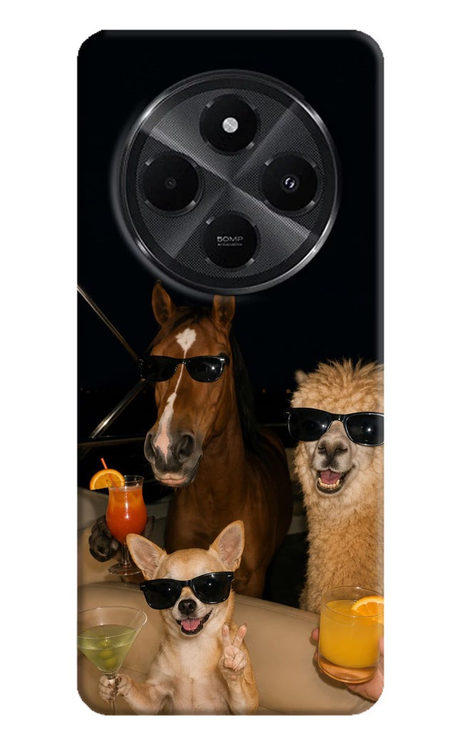 Party Squad Redmi A4 5G Hard Case Back Cover by Casekaro