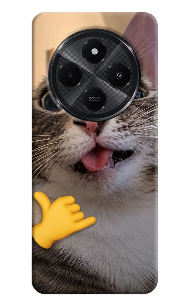 Silly Cat Call Redmi A4 5G Hard Case Back Cover by Casekaro