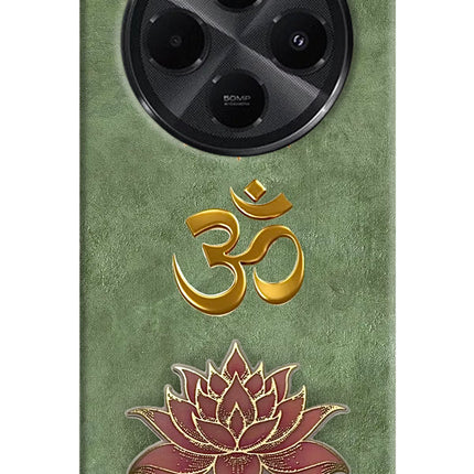Om & Lotus Redmi A4 5G Back Cover