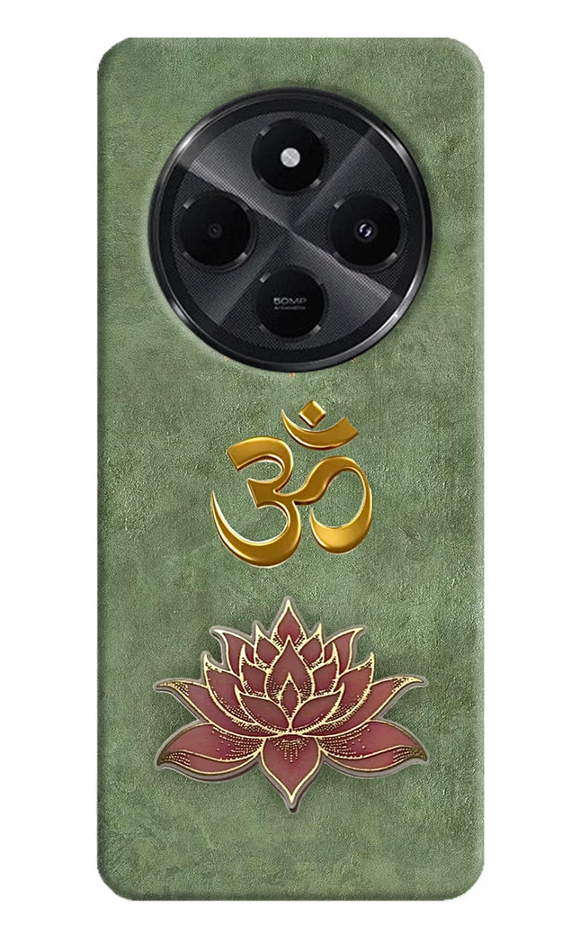 Om & Lotus Redmi A4 5G Back Cover