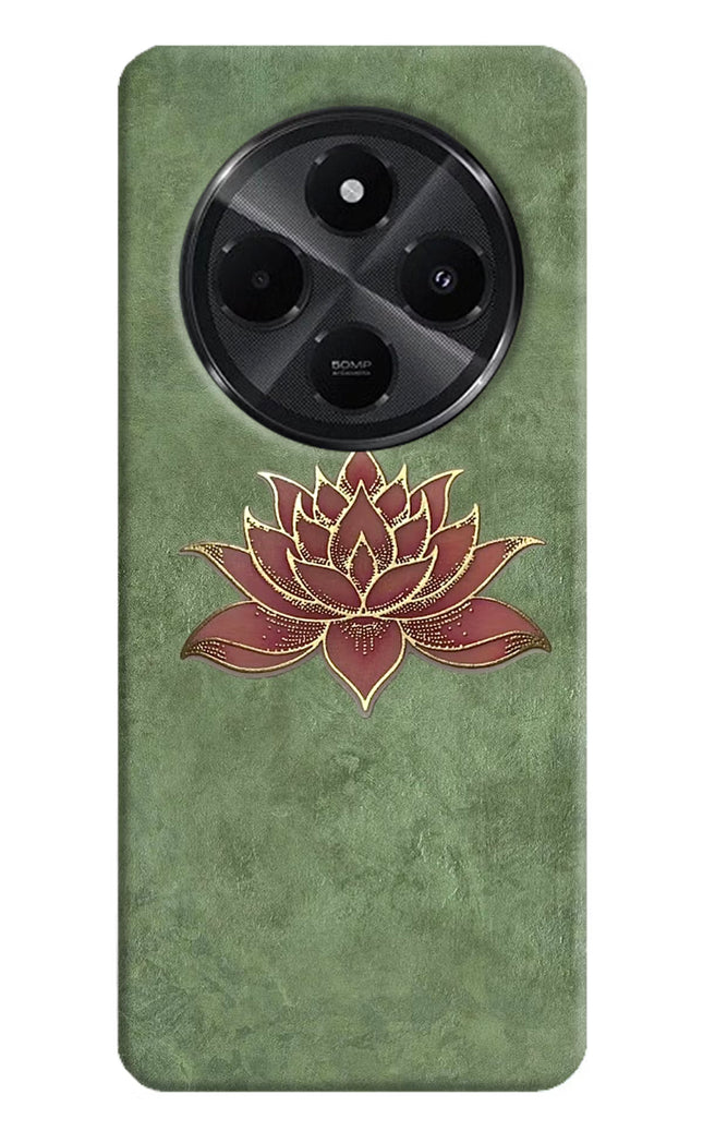 Lotus Grace Redmi A4 5G Hard Case Back Cover by Casekaro