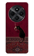 Midnight Cat Redmi A4 5G Hard Case Back Cover by Casekaro