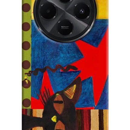 Pop Cat Redmi A4 5G Hard Case Back Cover by Casekaro