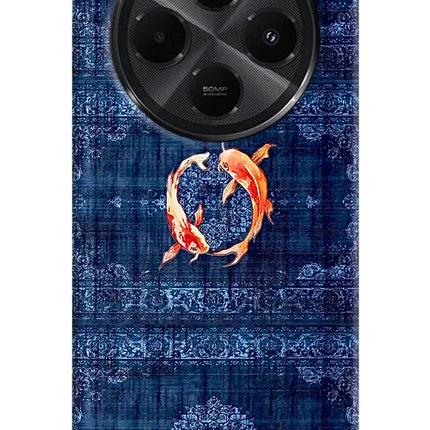 Koi Blue Redmi A4 5G Hard Case Back Cover by Casekaro