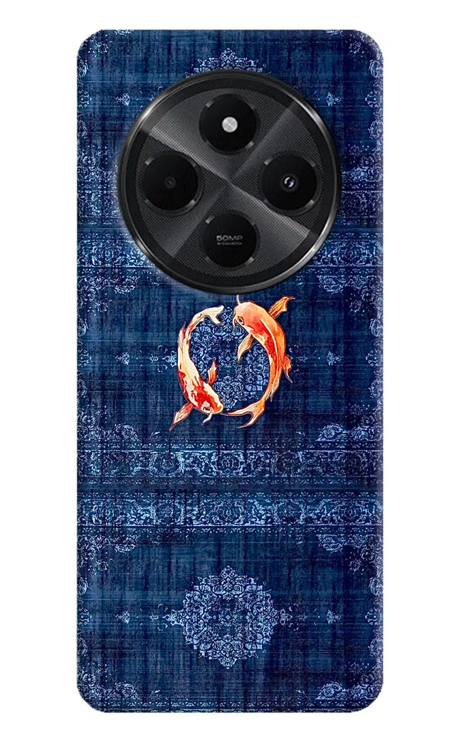 Koi Blue Redmi A4 5G Hard Case Back Cover by Casekaro