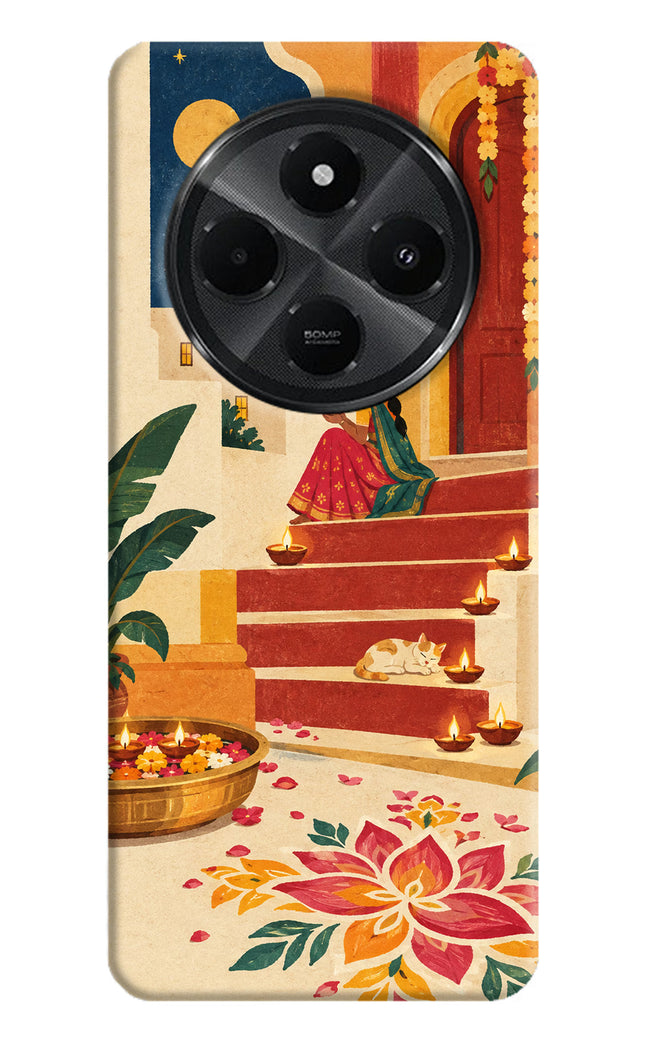 Diwali Rangoli Redmi A4 5G Back Cover