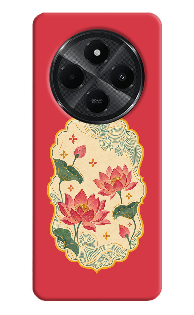 Pink Lotus Redmi A4 5G Back Cover