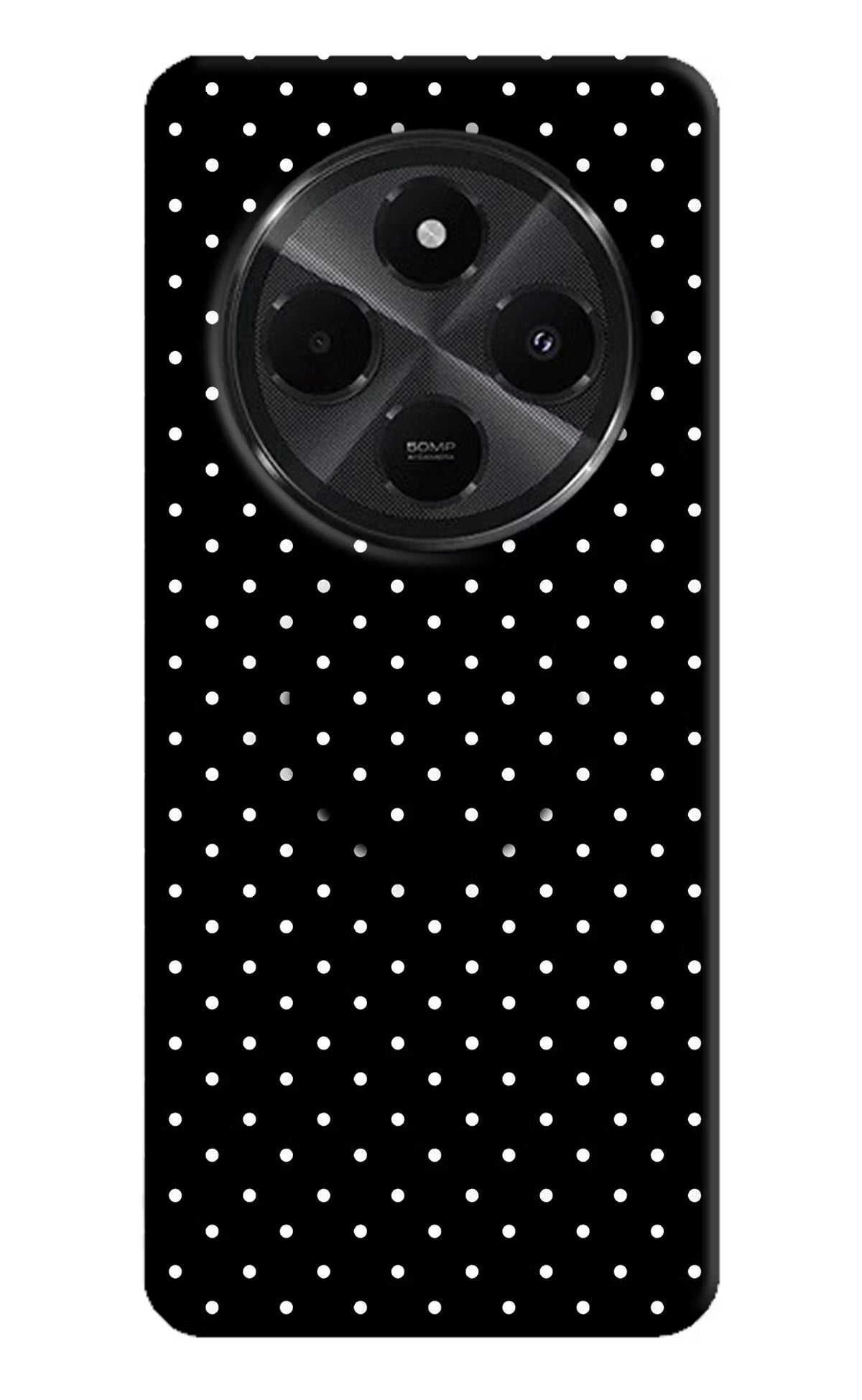 White Dots Redmi A4 5G Pop Case by Casekaro
