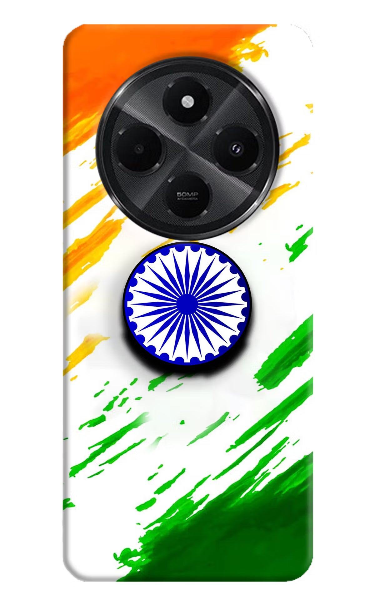 Indian Flag Ashoka Chakra Redmi A4 5G Pop Case by Casekaro