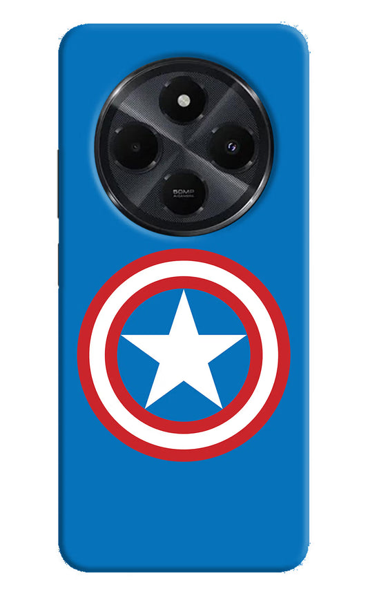 Captain America Logo Redmi 14C 5G Hard Case Back Cover by Casekaro