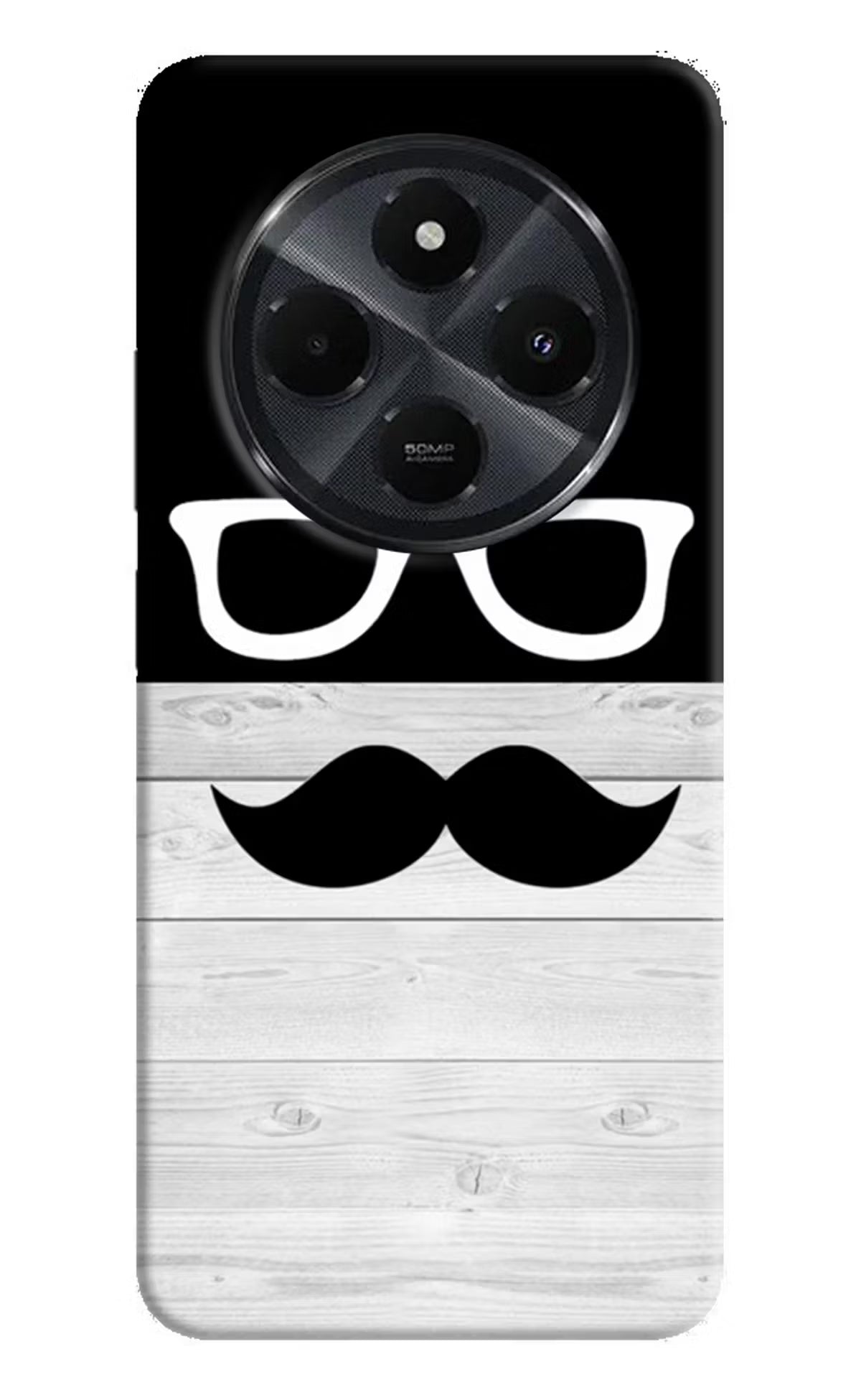 Mustache Redmi 14C 5G Hard Case Back Cover by Casekaro
