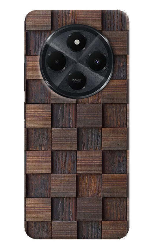 Wooden Cube Design Redmi 14C 5G Hard Case Back Cover by Casekaro