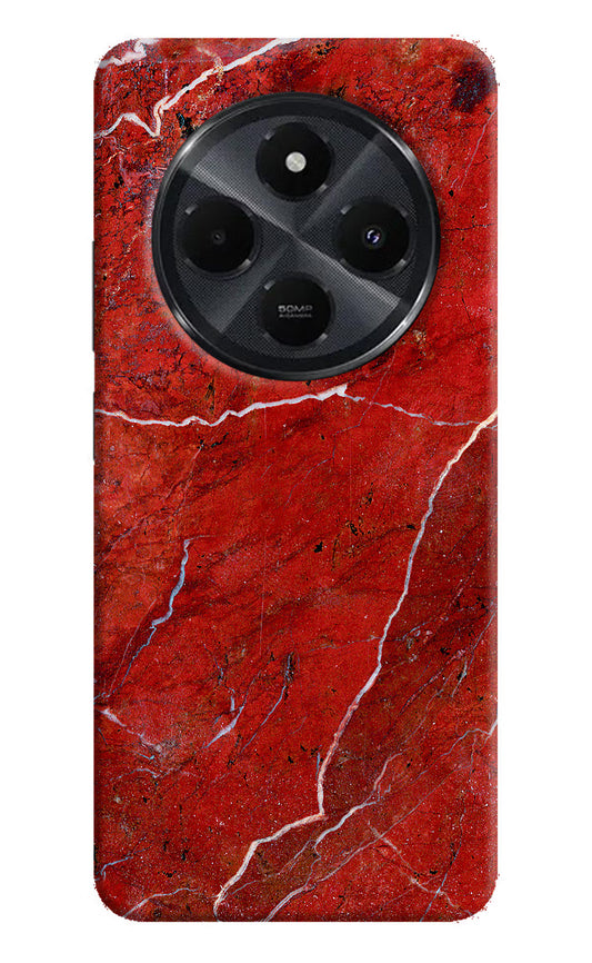 Red Marble Design Redmi 14C 5G Hard Case Back Cover by Casekaro