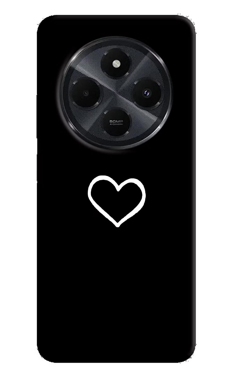 Heart Redmi 14C 5G Back Cover, Hard case