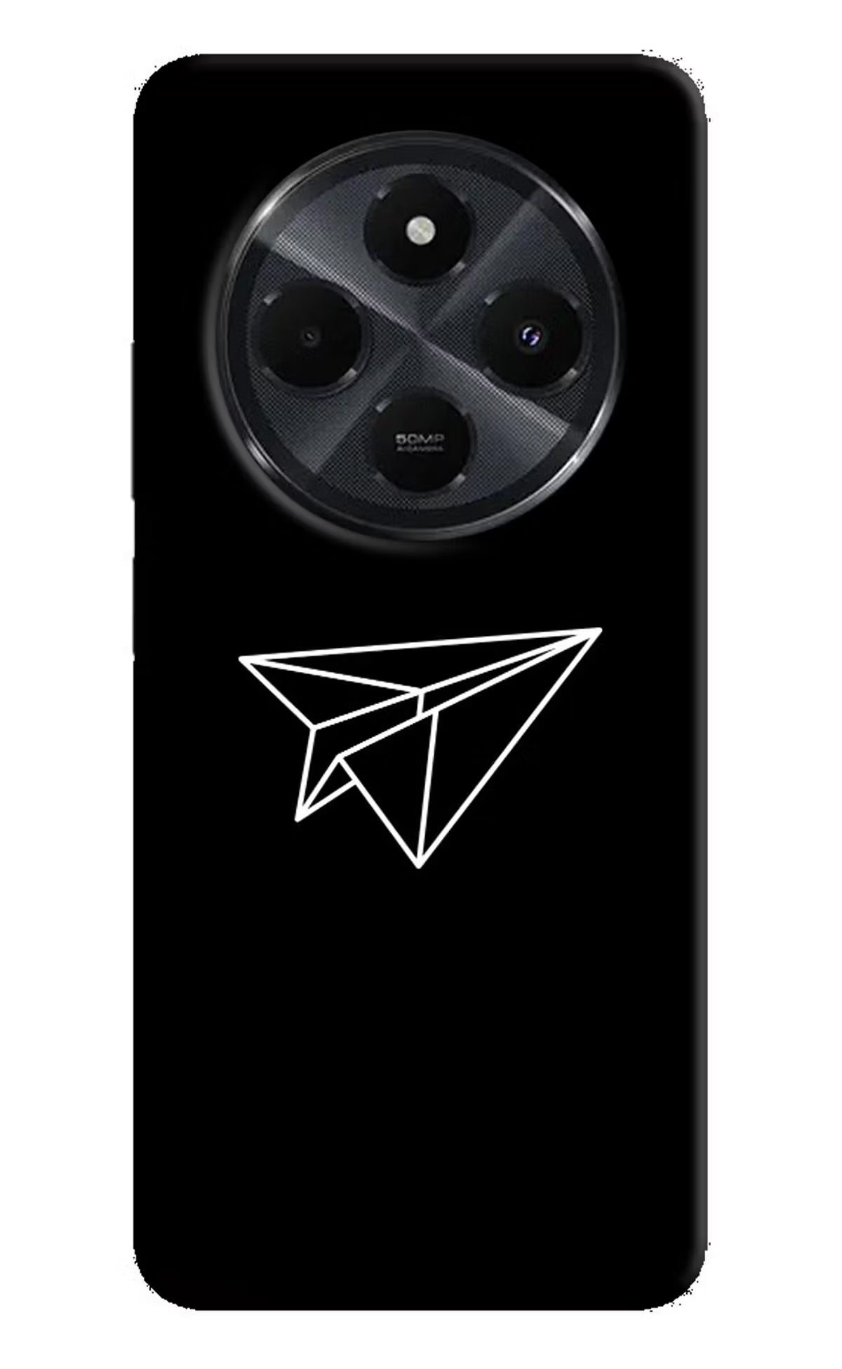 Paper Plane White Redmi 14C 5G Hard Case Back Cover by Casekaro