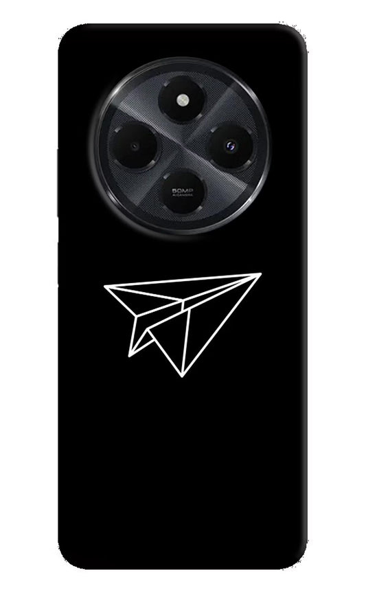 Paper Plane White Redmi 14C 5G Hard Case Back Cover by Casekaro