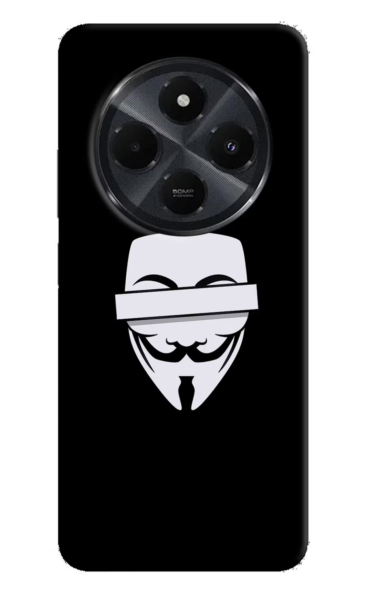 Anonymous Face Redmi 14C 5G Hard Case Back Cover by Casekaro