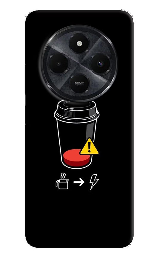 Coffee Redmi 14C 5G Hard Case Back Cover by Casekaro